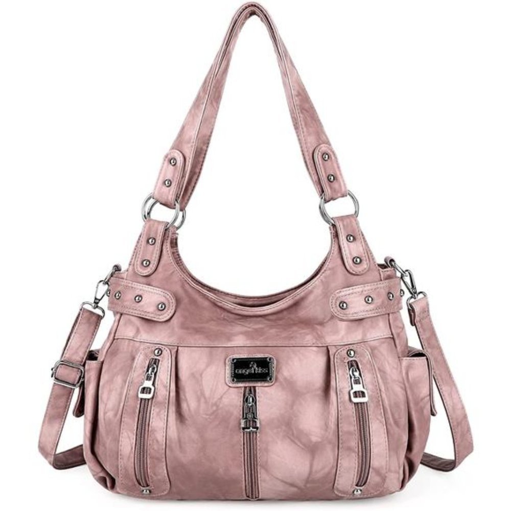 Large Purses And Handbags For Women Pink